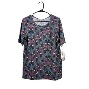 LuLaRoe Disney  Women's Black Crow Birds Top